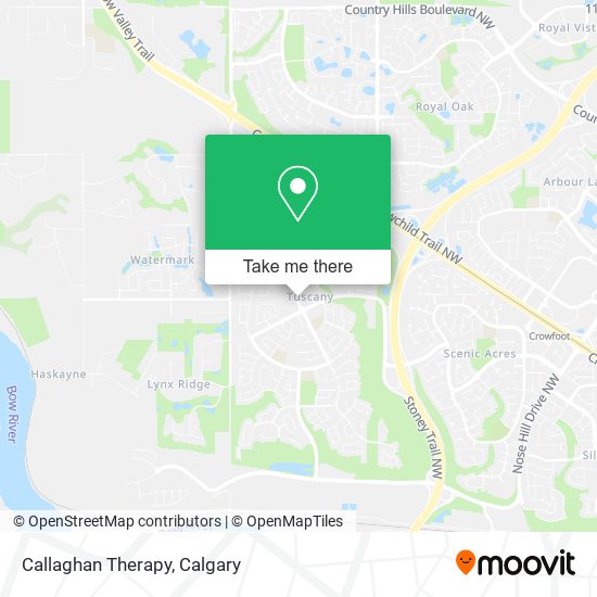 Callaghan Therapy map
