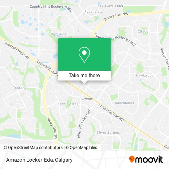 Amazon Locker-Eda map