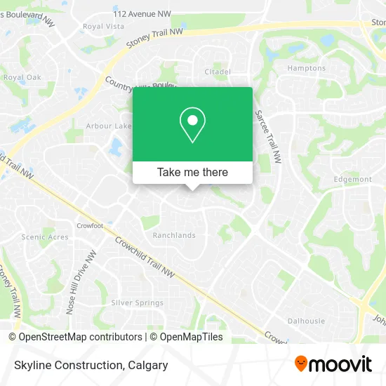 Skyline Construction map