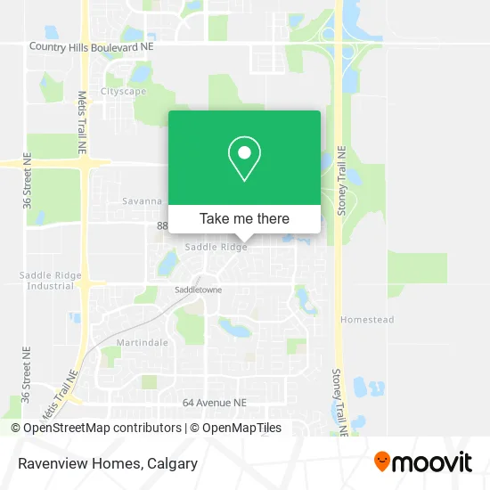 Ravenview Homes map