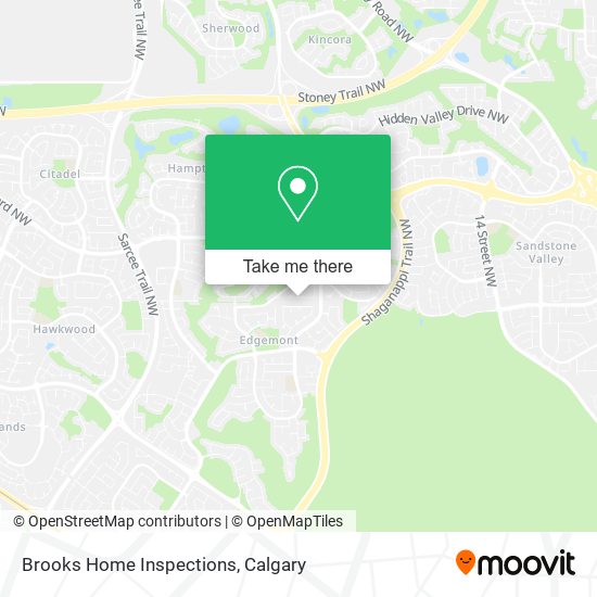 Brooks Home Inspections map