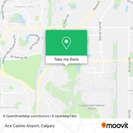 Ace Casino Airport map