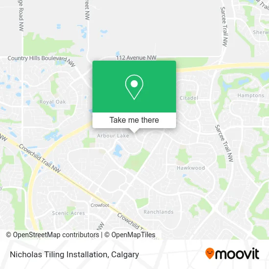 Nicholas Tiling Installation map