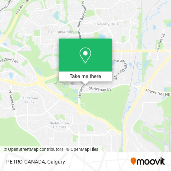 PETRO-CANADA map