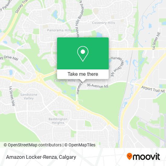 Amazon Locker-Renza map