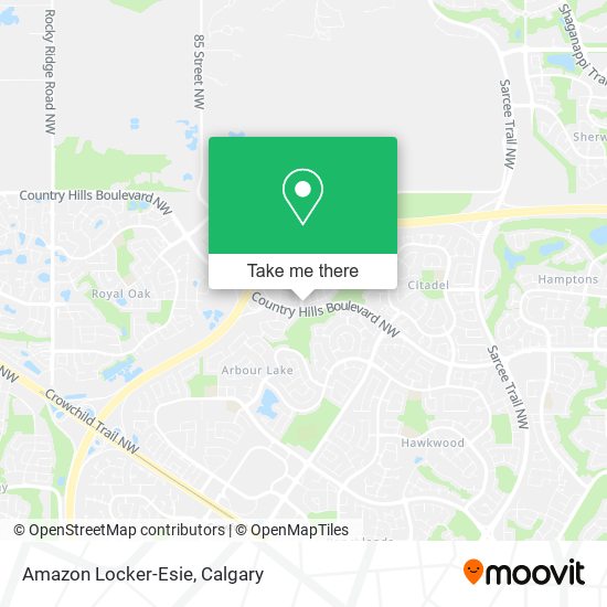 Amazon Locker-Esie map