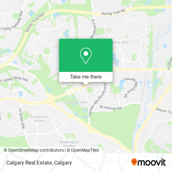 Calgary Real Estate map