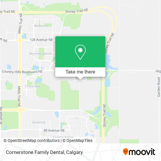 Cornerstone Family Dental map