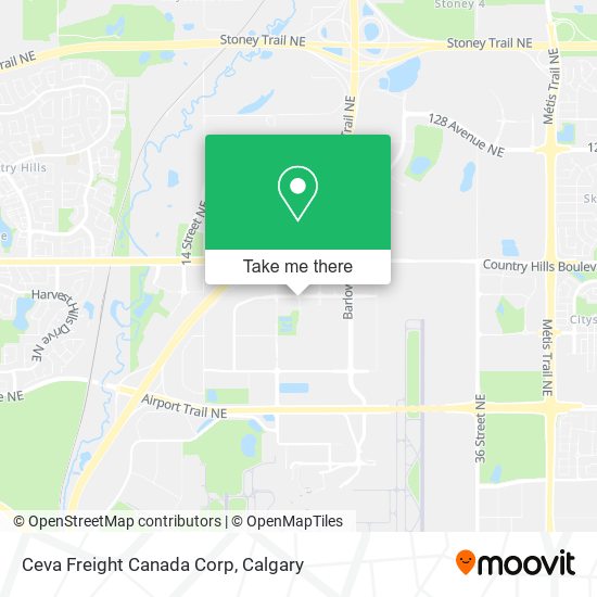 Ceva Freight Canada Corp map