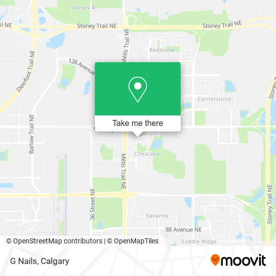 G Nails map