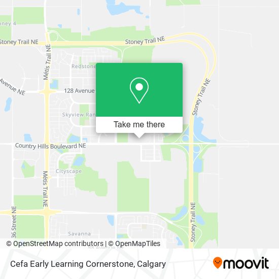 Cefa Early Learning Cornerstone map