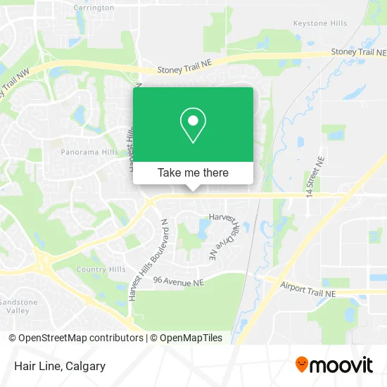 Hair Line map