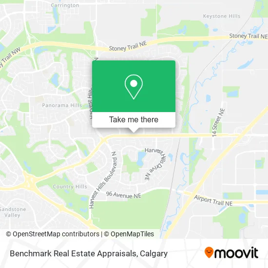 Benchmark Real Estate Appraisals map