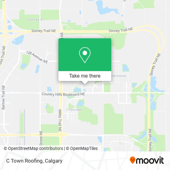 C Town Roofing map
