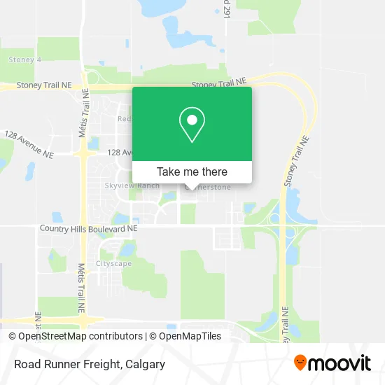 Road Runner Freight map