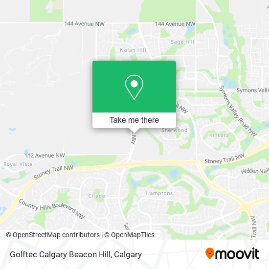 Golftec Calgary Beacon Hill plan