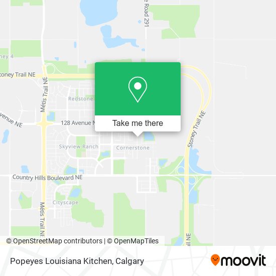 Popeyes Louisiana Kitchen map