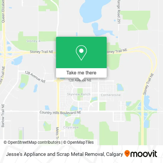 Jesse's Appliance and Scrap Metal Removal map