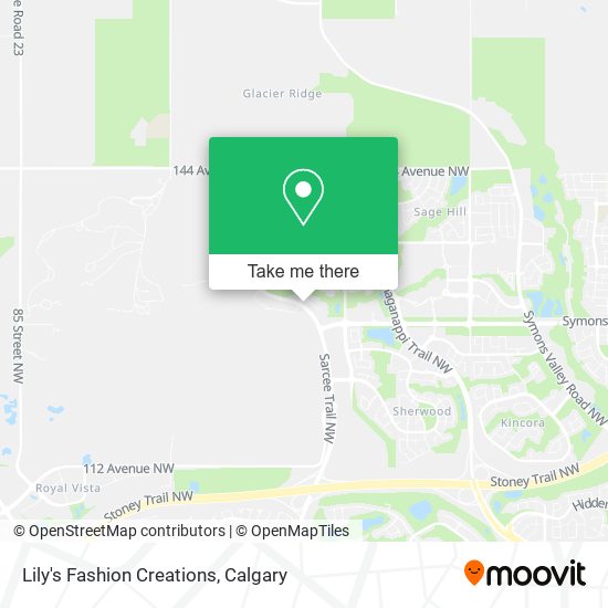Lily's Fashion Creations map