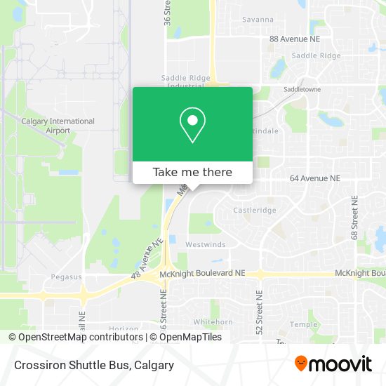 Crossiron Shuttle Bus map