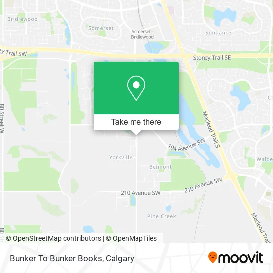 Bunker To Bunker Books map