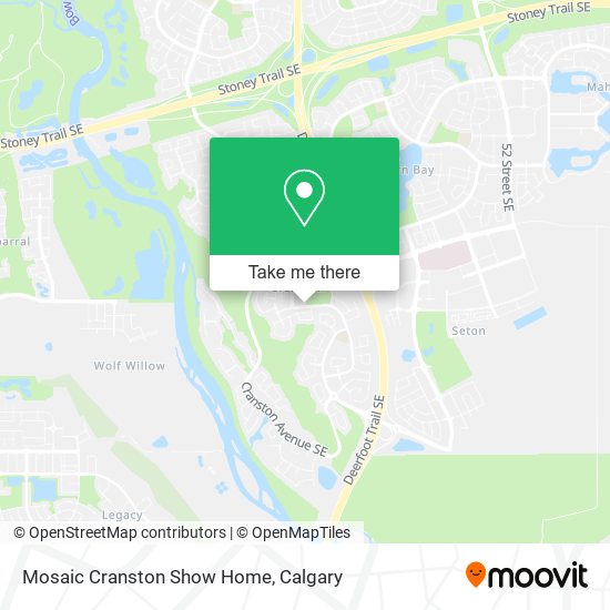 Mosaic Cranston Show Home map