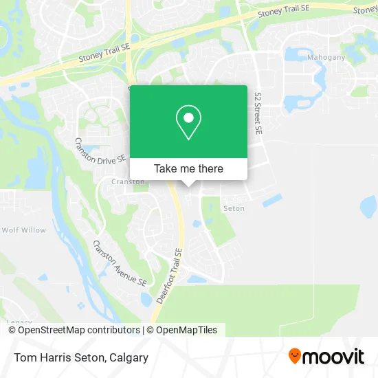 Tom Harris Seton map