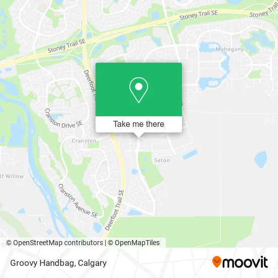 Groovy Handbag map