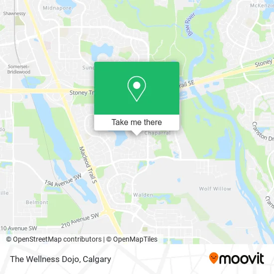 The Wellness Dojo map