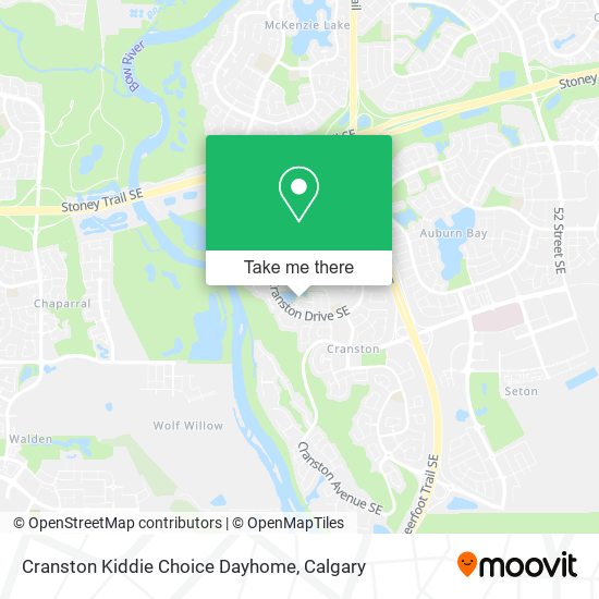 Cranston Kiddie Choice Dayhome map