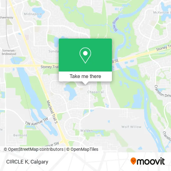 CIRCLE K map
