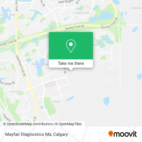 Mayfair Diagnostics Ma map