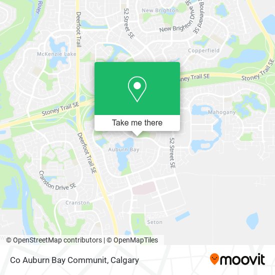 Co Auburn Bay Communit map