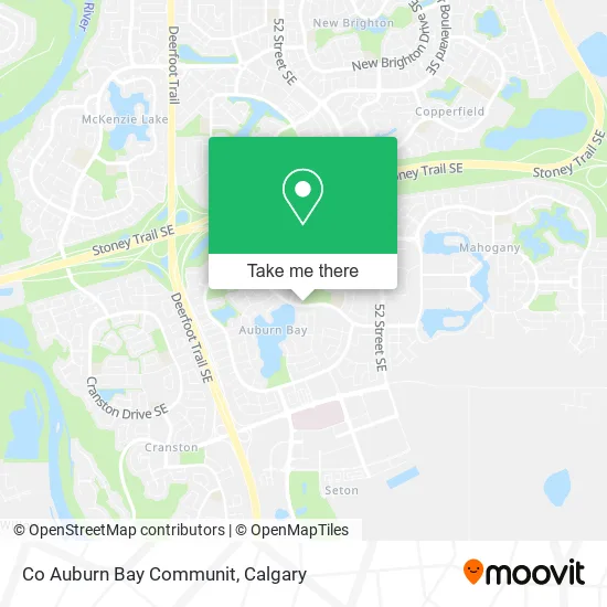 Co Auburn Bay Communit map