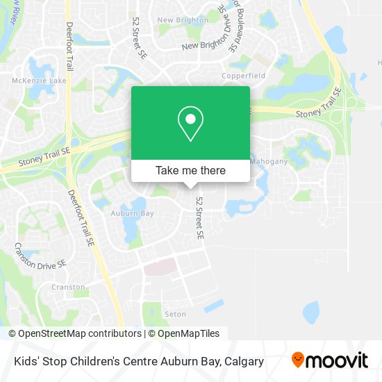 Kids' Stop Children's Centre Auburn Bay plan