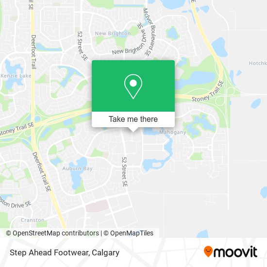 Step Ahead Footwear map