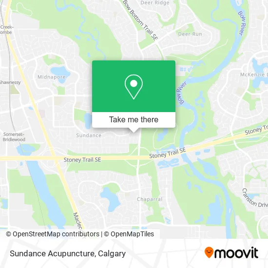 Sundance Acupuncture map