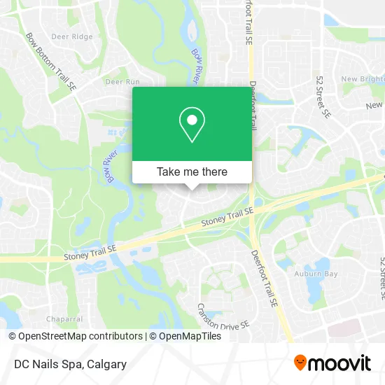 DC Nails Spa map