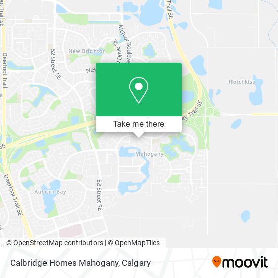 Calbridge Homes Mahogany map