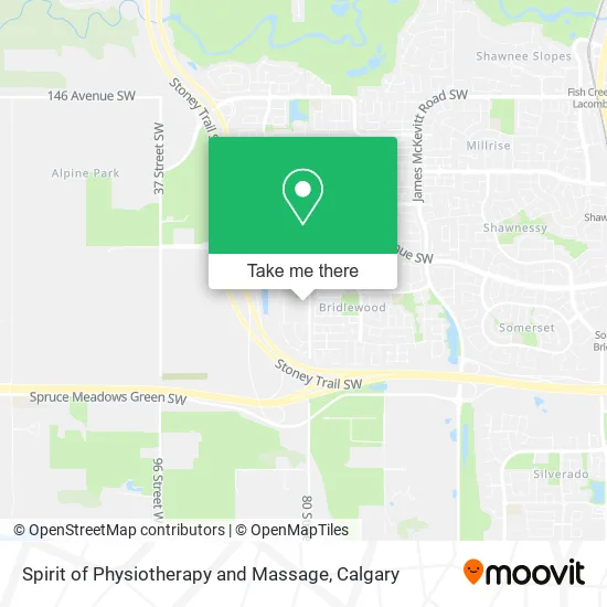 Spirit of Physiotherapy and Massage map