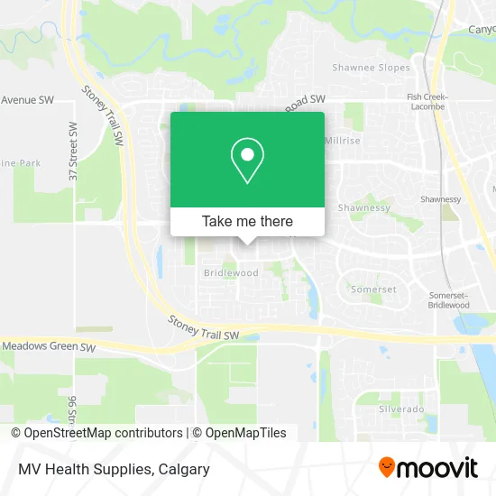 MV Health Supplies map
