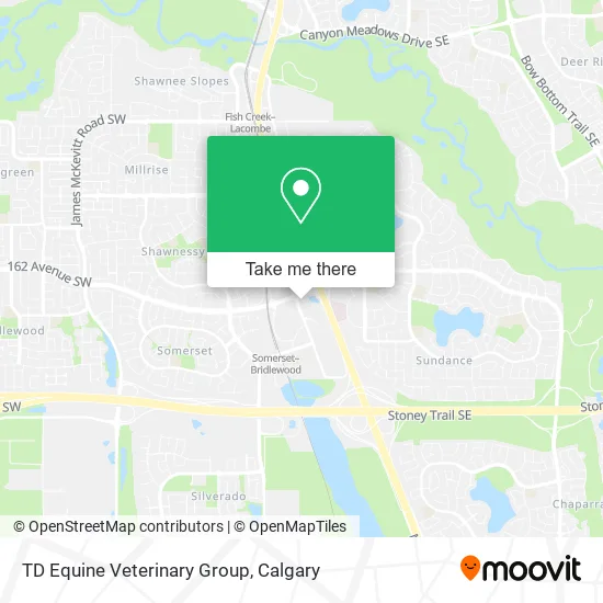 TD Equine Veterinary Group map