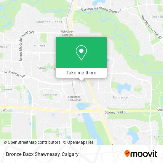 Bronze Baxx Shawnessy map