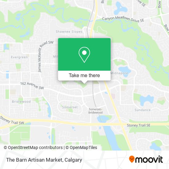 The Barn Artisan Market map