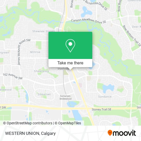 WESTERN UNION map