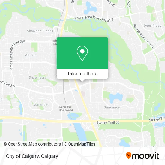 City of Calgary map