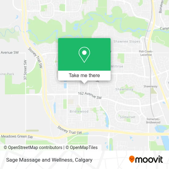 Sage Massage and Wellness map
