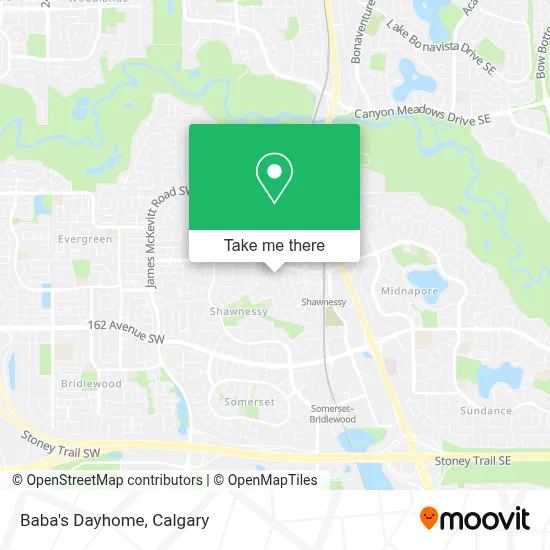 Baba's Dayhome map