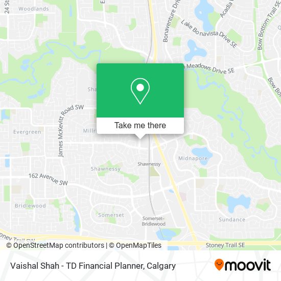 Vaishal Shah - TD Financial Planner map