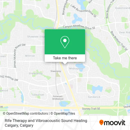 Rife Therapy and Vibroacoustic Sound Healing Calgary map